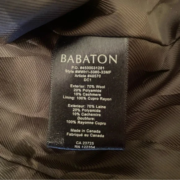 Babaton Wool Peacoat - Picture 6 of 8